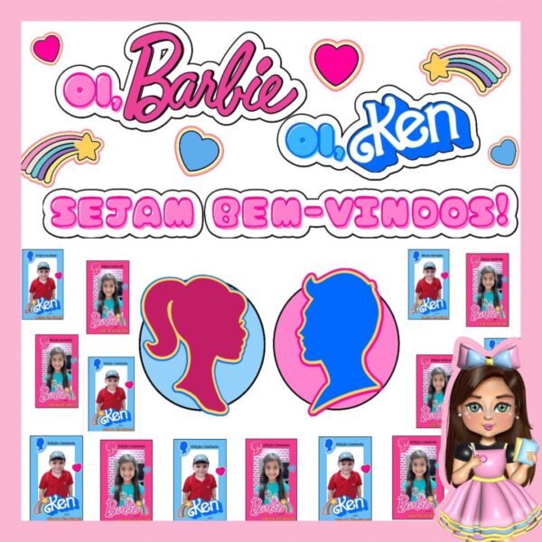 KIT VOLTA ÀS AULAS BARBIE E KEN