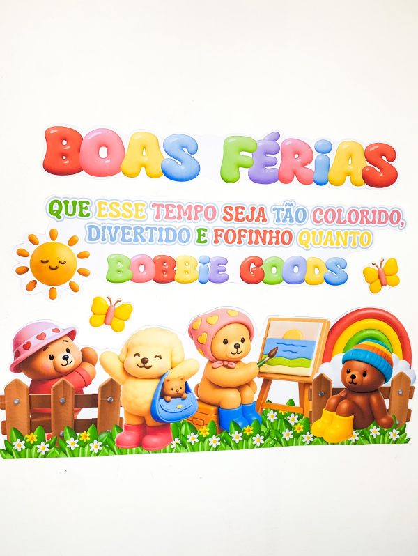 Painel “Boas Férias” da Bobbie GoodS