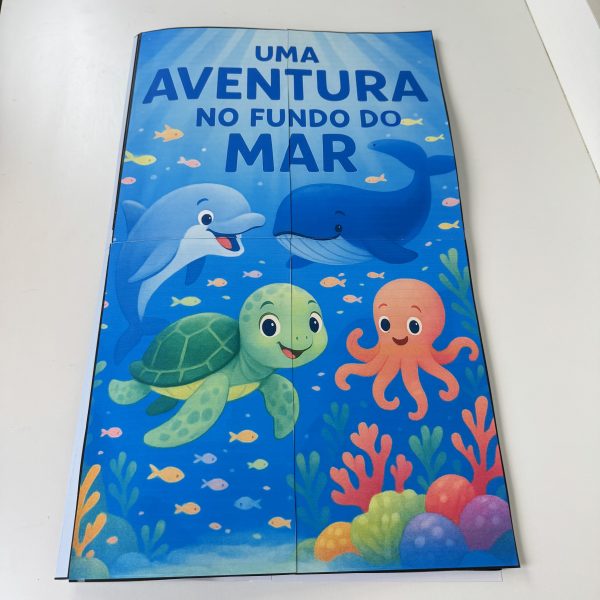 LIVRO UMA AVENTURA NO MAR (MEIO AMBIENTE) - Imagem 2