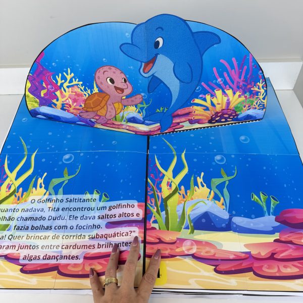 LIVRO UMA AVENTURA NO MAR (MEIO AMBIENTE) - Imagem 3