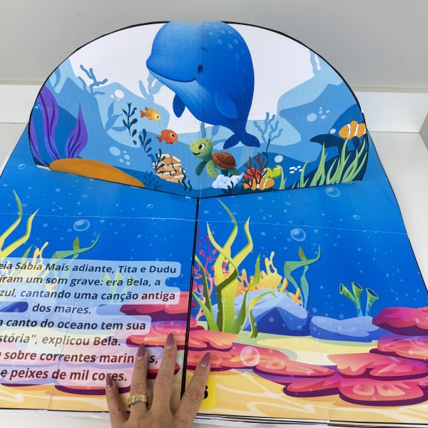 LIVRO UMA AVENTURA NO MAR (MEIO AMBIENTE) - Imagem 4