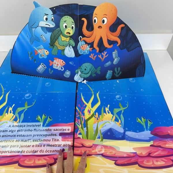 LIVRO UMA AVENTURA NO MAR (MEIO AMBIENTE) - Imagem 6