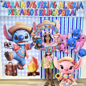 “PAINEL ARRAIÁ DAS FÉRIAS: ALEGRIA, DESCANSO E BRINCADEIRA!” 🌽✨