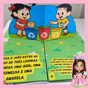 Livro GIGANTE sobre meio ambiente