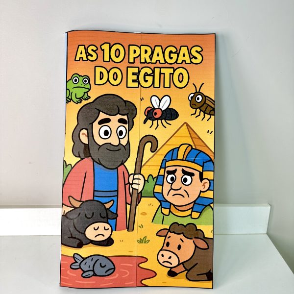 📖✨ Livro Gigante 3D: As 10 Pragas do Egito - Imagem 2
