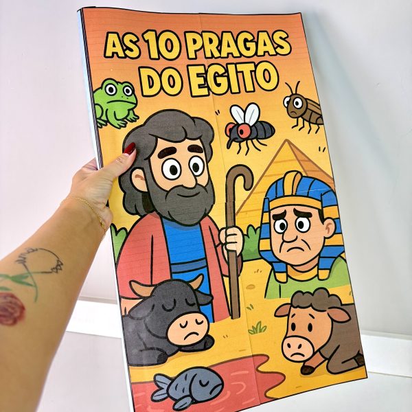 📖✨ Livro Gigante 3D: As 10 Pragas do Egito - Imagem 12