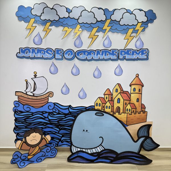 🐳 Painel “Jonas e o Grande Peixe” 🌊 - Imagem 2