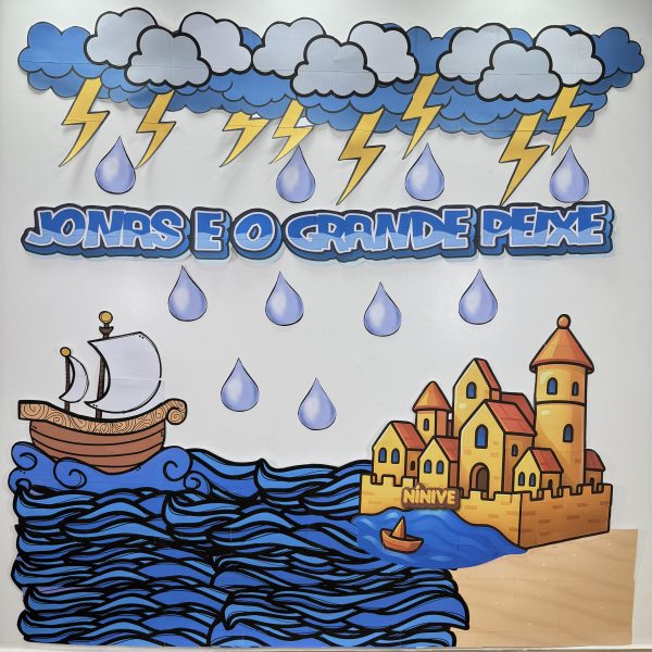 🐳 Painel “Jonas e o Grande Peixe” 🌊 - Imagem 3