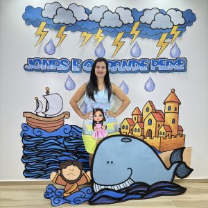🐳 Painel “Jonas e o Grande Peixe” 🌊