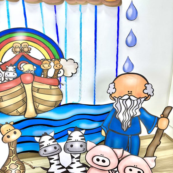 🌈🐘 Painel “A Arca de Noé” 🦓🦁 - Imagem 7