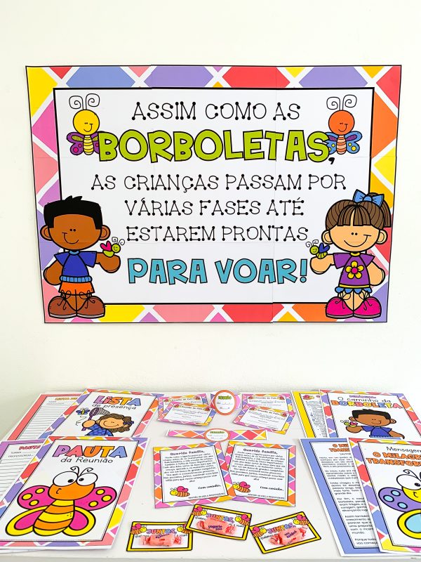 Nosso Kit de Reunião de Pais -  borboletas - Imagem 9