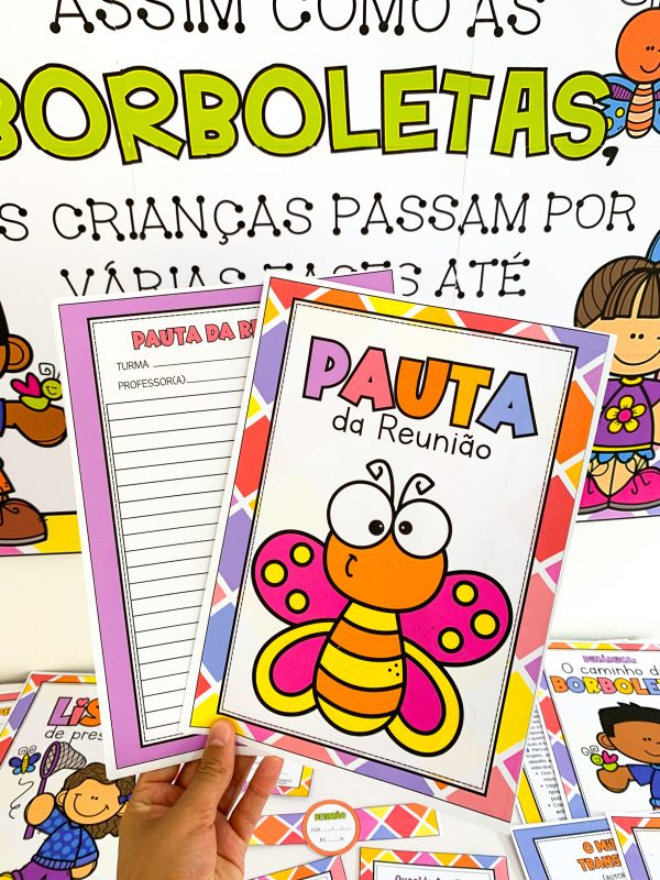 Nosso Kit de Reunião de Pais -  borboletas - Imagem 11