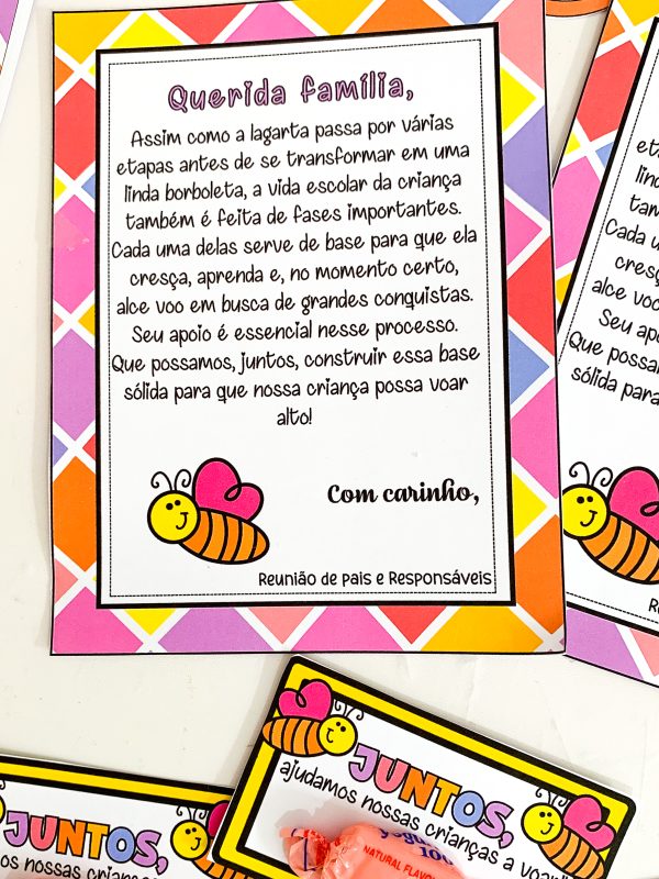 Nosso Kit de Reunião de Pais -  borboletas - Imagem 12