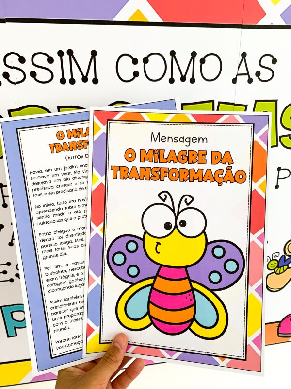 Nosso Kit de Reunião de Pais -  borboletas - Imagem 15