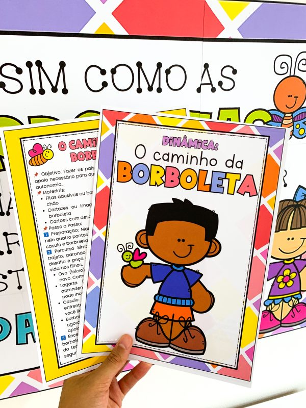 Nosso Kit de Reunião de Pais -  borboletas - Imagem 2