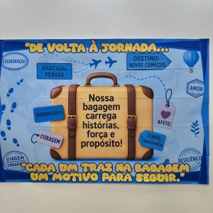 Painel 🎒✨ De volta à jornada! ✈️