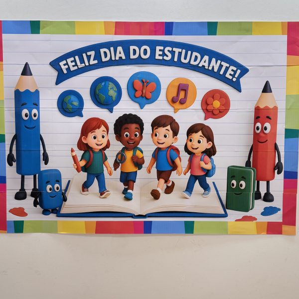 PAINEL📚✨ Feliz Dia do Estudante! ✨📚 - Imagem 2