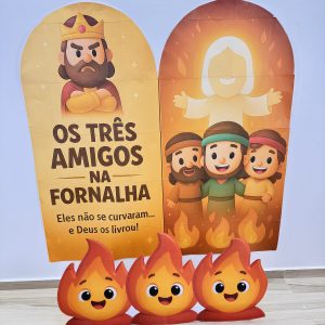 🔥 PAINEL: Os Três Amigos na Fornalha 🔥