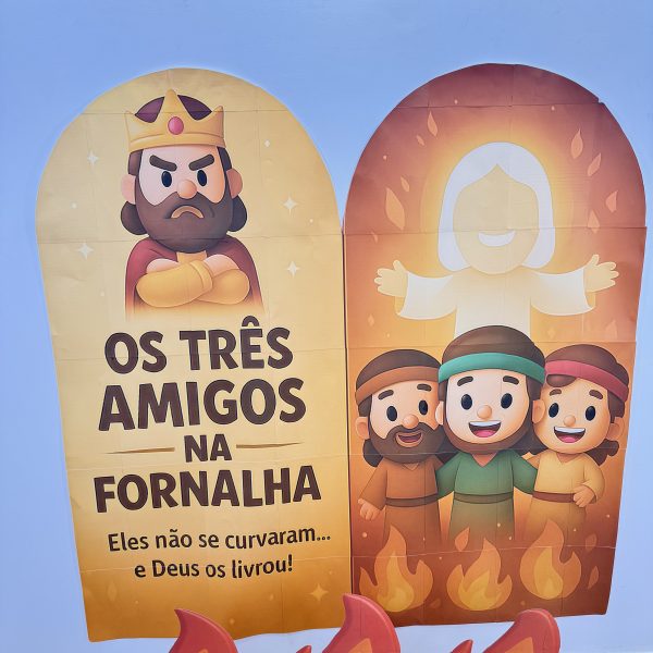 🔥 PAINEL: Os Três Amigos na Fornalha 🔥 - Imagem 5