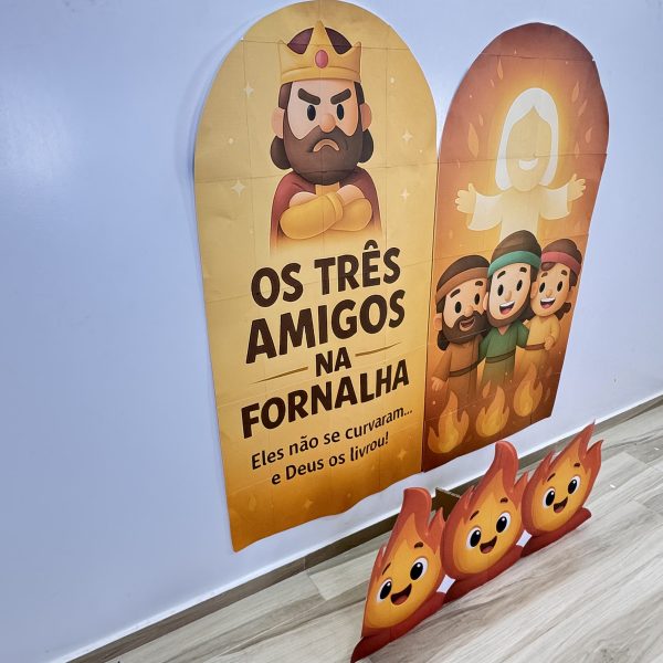 🔥 PAINEL: Os Três Amigos na Fornalha 🔥 - Imagem 6