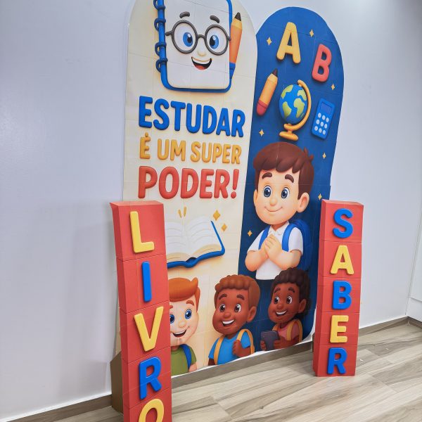 PAINEL 🎒✨ ESTUDAR É UM SUPER PODER! ✨📚 - Imagem 3