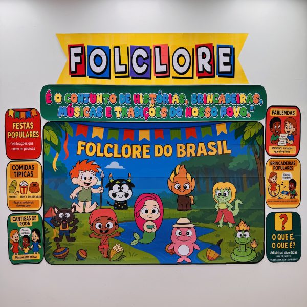 Painel Interativo Folclore do Brasil