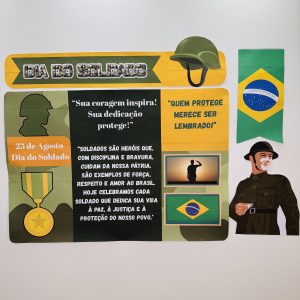 🪖 PAINEL EDUCATIVO “DIA DO SOLDADO” 🇧🇷