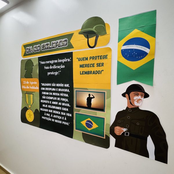 🪖 PAINEL EDUCATIVO “DIA DO SOLDADO” 🇧🇷 - Imagem 4