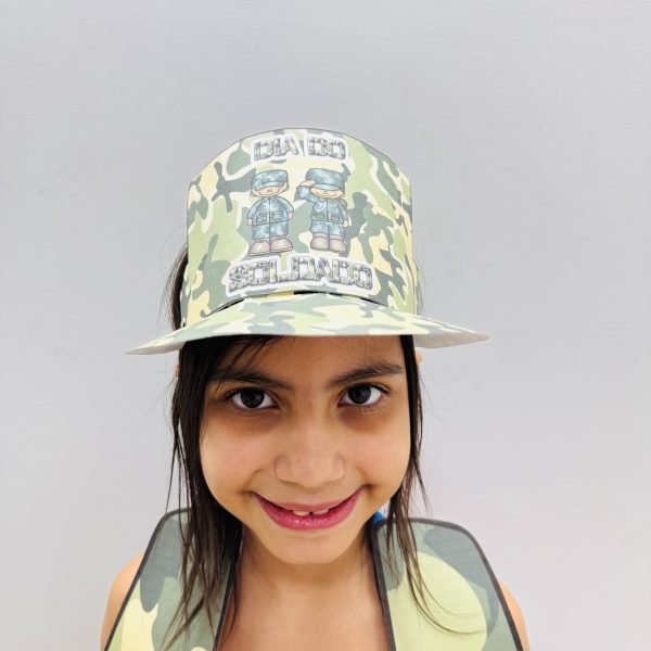 🧢 Viseira do Soldado – colorida e Para Colorir - Imagem 4