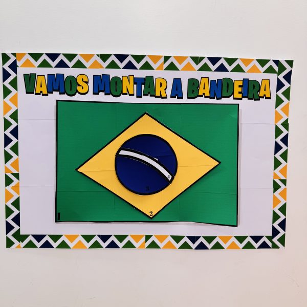 💚💛  Material inclusivo “Vamos Montar a Bandeira” 💛💚 - Imagem 2