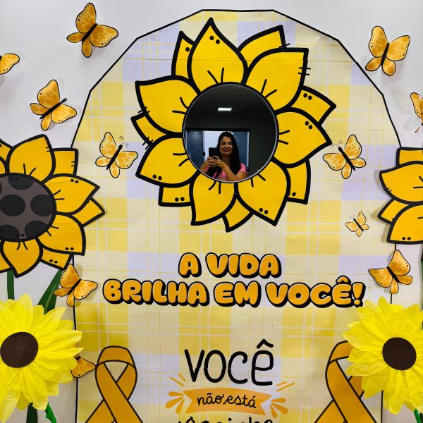 🌻Painel Setembro Amarelo espelho - Imagem 9