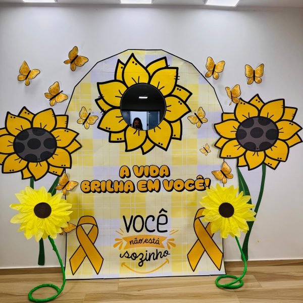 🌻Painel Setembro Amarelo espelho - Imagem 2