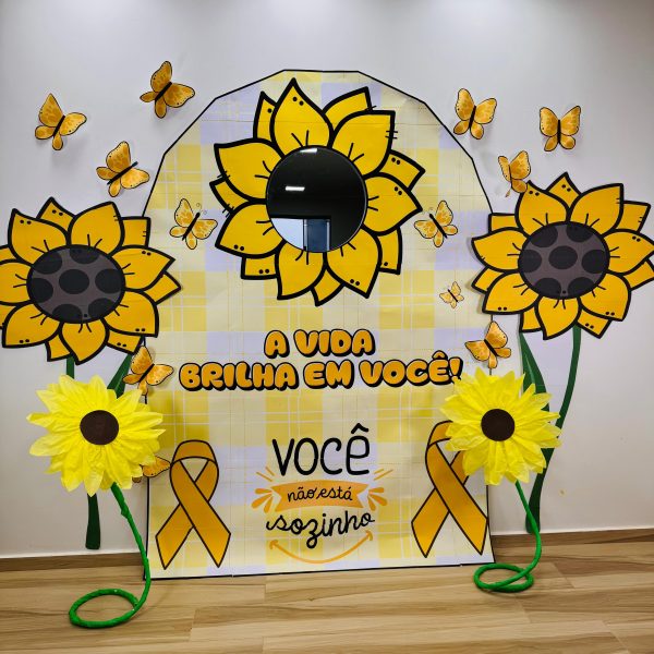 🌻Painel Setembro Amarelo espelho - Imagem 8