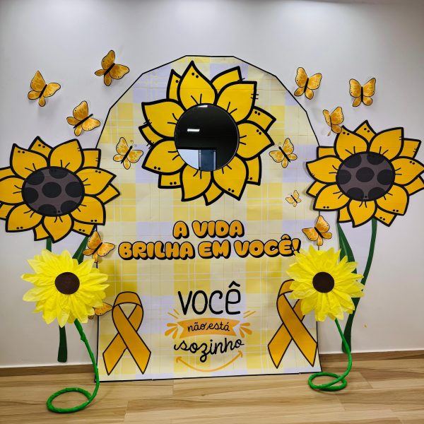 🌻Painel Setembro Amarelo espelho