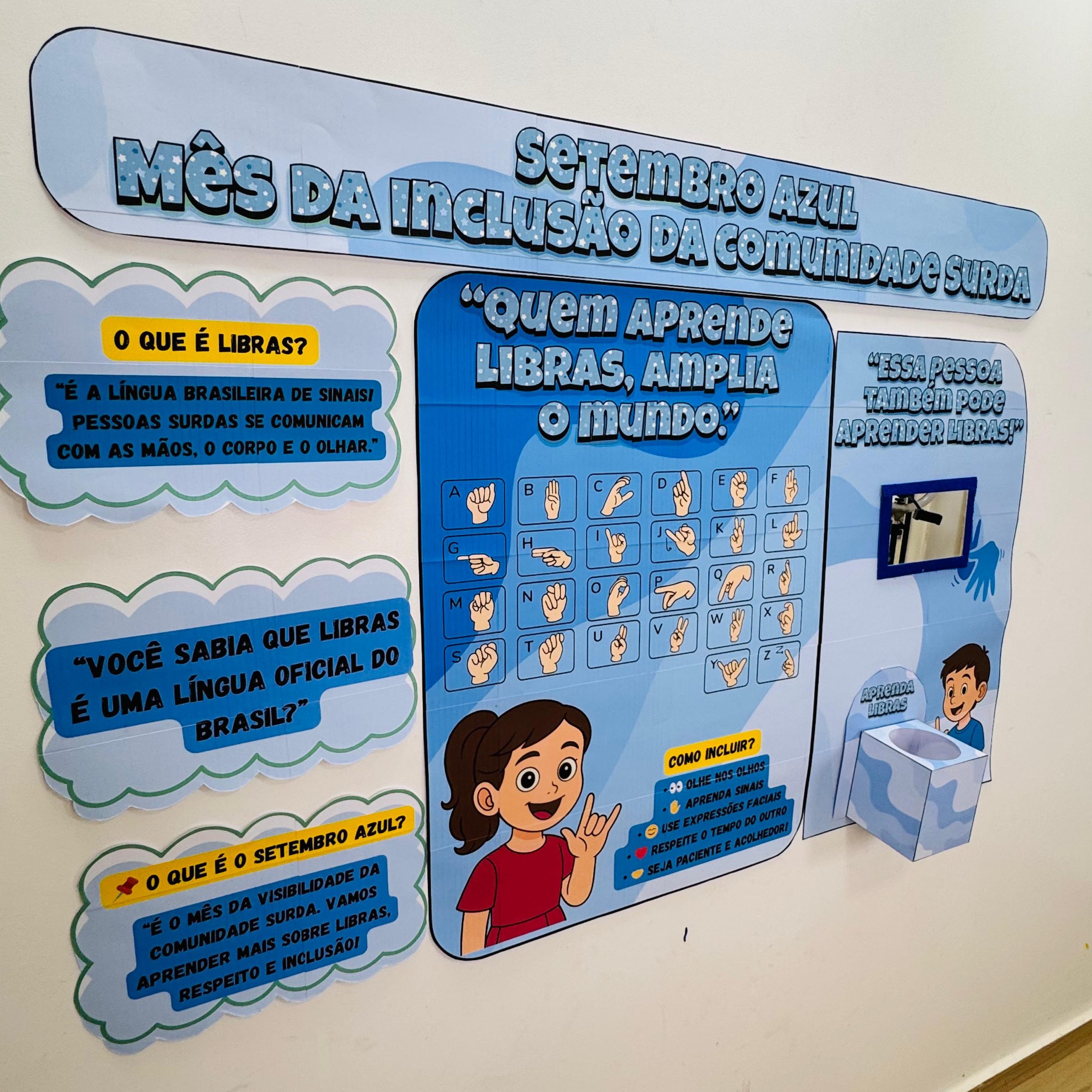 💙✨ Setembro Azul – Mês da Inclusão da Comunidade Surda ✨💙