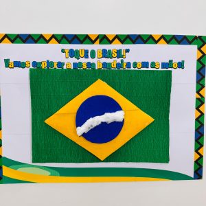 ✨ painel da bandeira com textura (inclusão) ✨