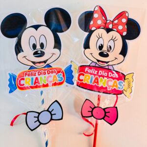 ✨🐭 Kit lembrancinha dia das crianças Mickey e Minnie 🐭✨