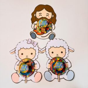 ✨ Kit Lembrancinha Dia das Crianças – Ovelhinhas e Jesus ✨