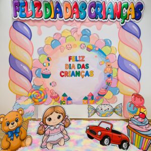 🌈✨ Feliz Dia das Crianças! ✨🌈PAINEL DOCE 2025
