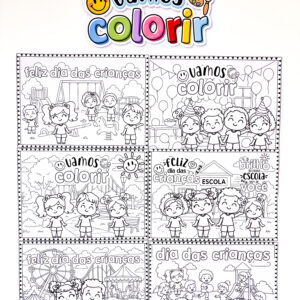 PAINEL PARA COLORIR DIA DAS CRIANÇAS