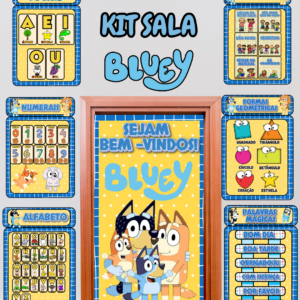 ✨ KIT DE ROTINA COMPLETO – TEMA BLUEY ✨