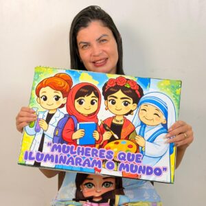 ✨ LIVRO 3D – “Mulheres que Iluminaram o Mundo”Especial Dia da Mulher ✨