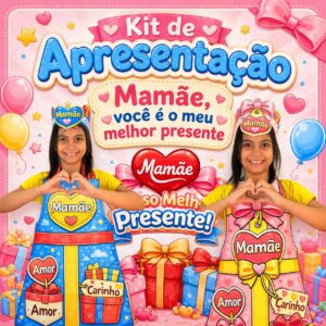 KIT APRESENTAÇÃO EM PDF | Mamãe, Você é o Meu Melhor Presente