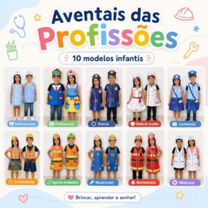 KIT EM PDF | Aventais das Profissões
