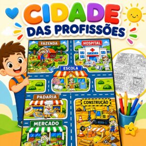 Cidade das Profissões 🏙️👩‍🏫👨‍🌾👩‍⚕️👷‍♂️