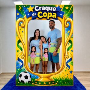 ⚽🏆 Moldura Craque da Copa