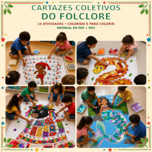 ✨ CARTAZES COLETIVOS DAS LENDAS DO FOLCLORE ✨