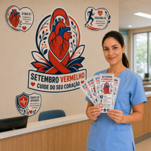 ❤️ SETEMBRO VERMELHO — CUIDE DO SEU CORAÇÃO