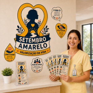 KIT SETEMBRO AMARELO — VALORIZAÇÃO DA VIDA