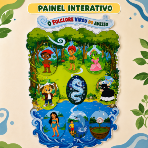 🌿 PAINEL INTERATIVO – O FOLCLORE VIROU DO AVESSO 🌿